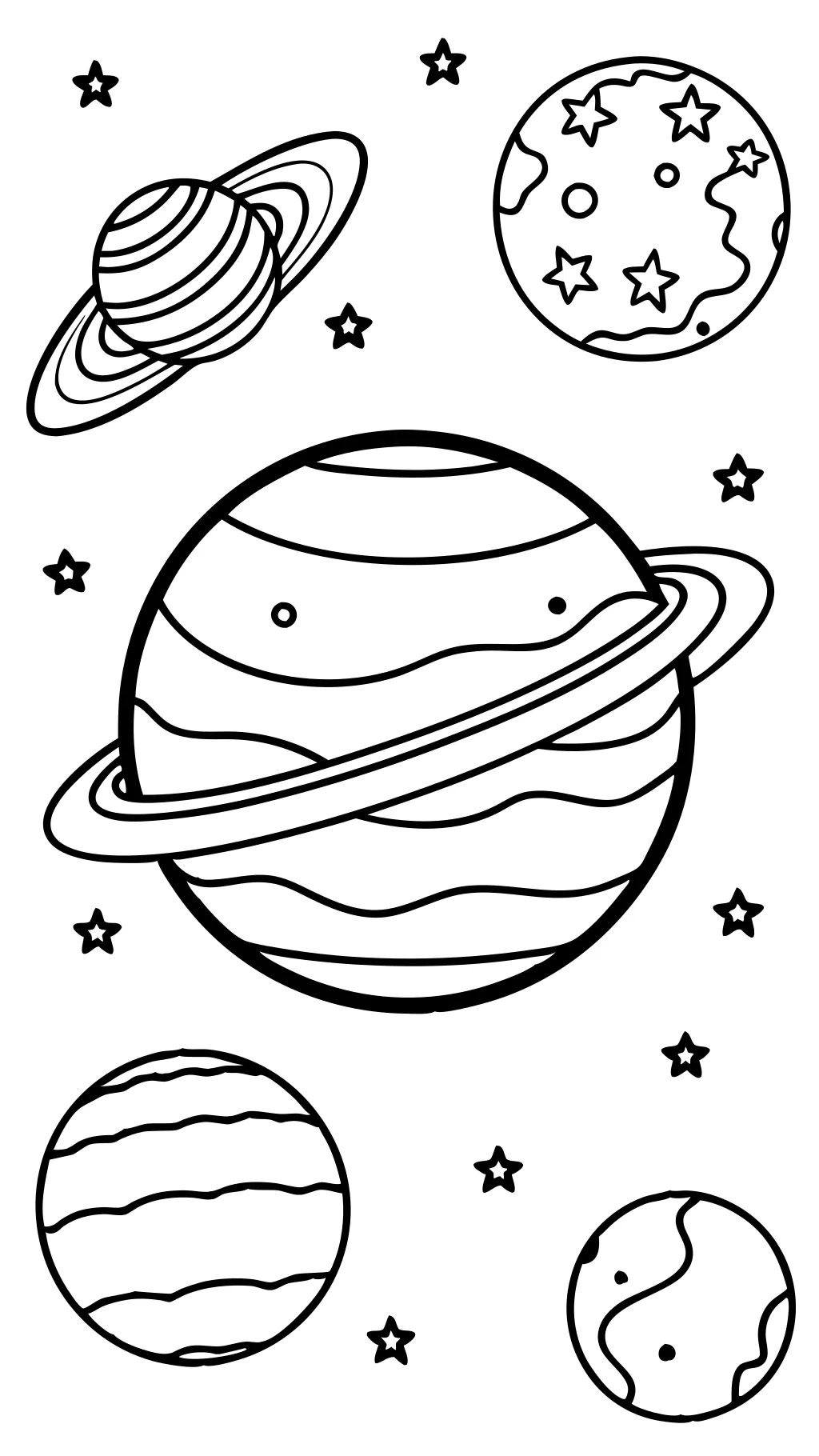 planets printable coloring pages